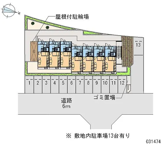 ★手数料０円★鳥取市秋里 月極駐車場